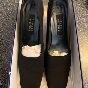 Stuart weitzman black evening heels